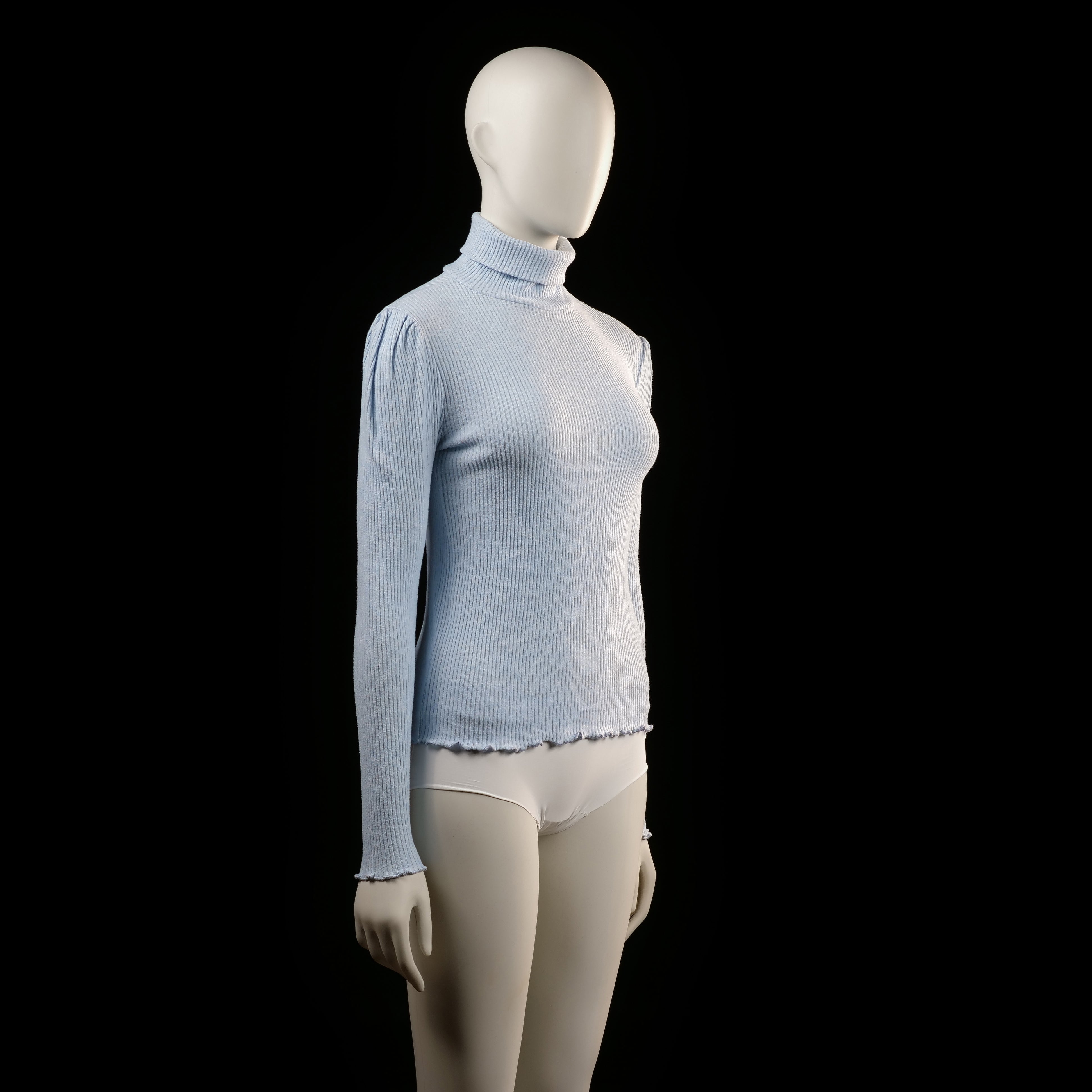 Melting Stockholm - turtleneck - Light Blue - (Storlek: S, M)