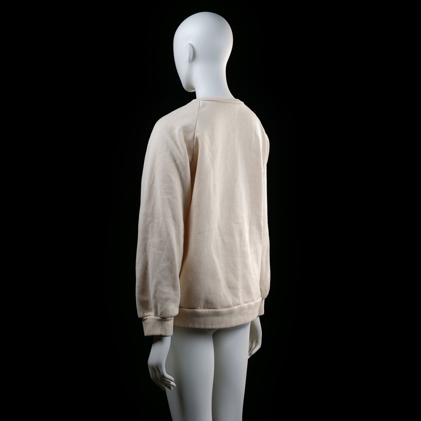 sweatshirt - Ivory - (Storlek: M)