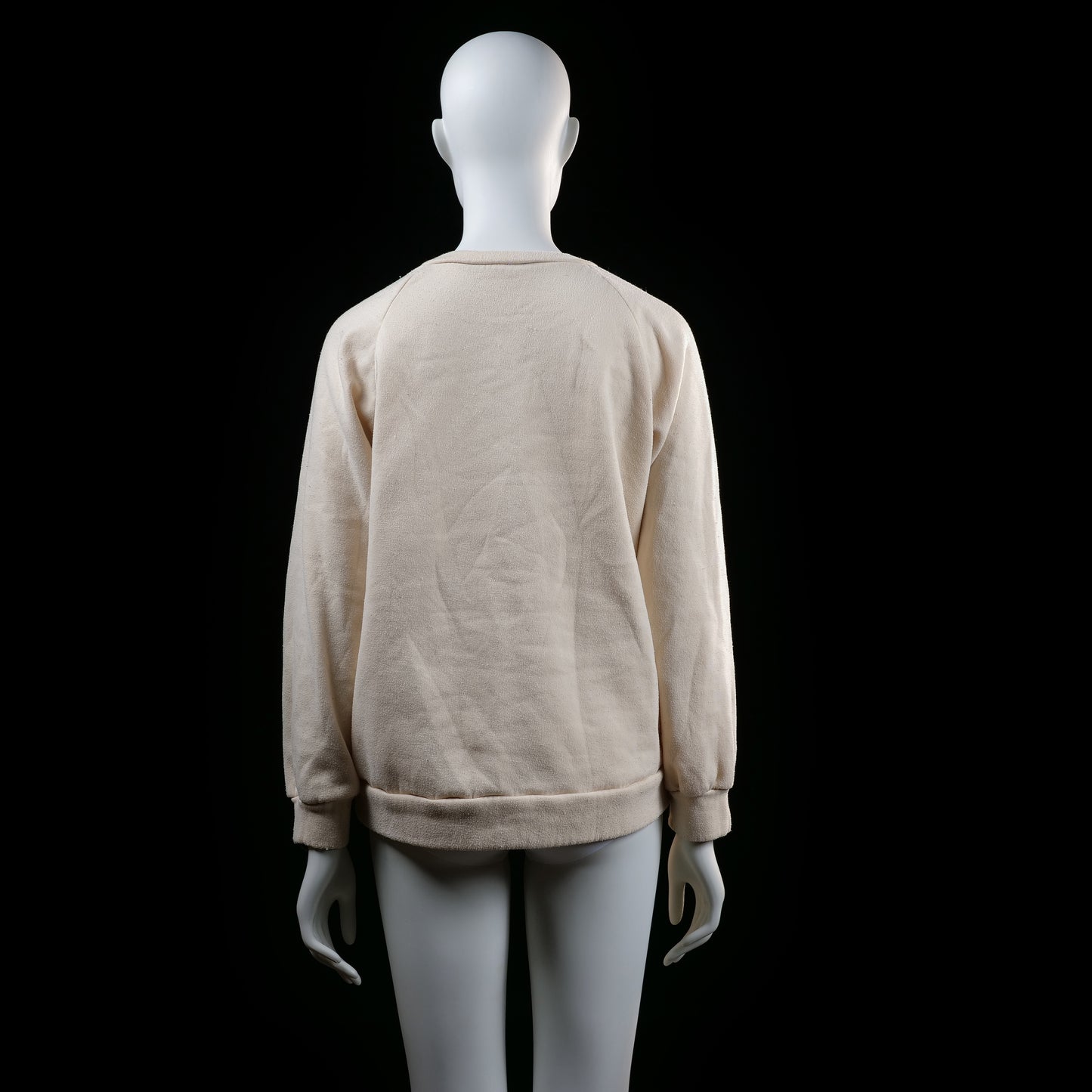 sweatshirt - Ivory - (Storlek: M)