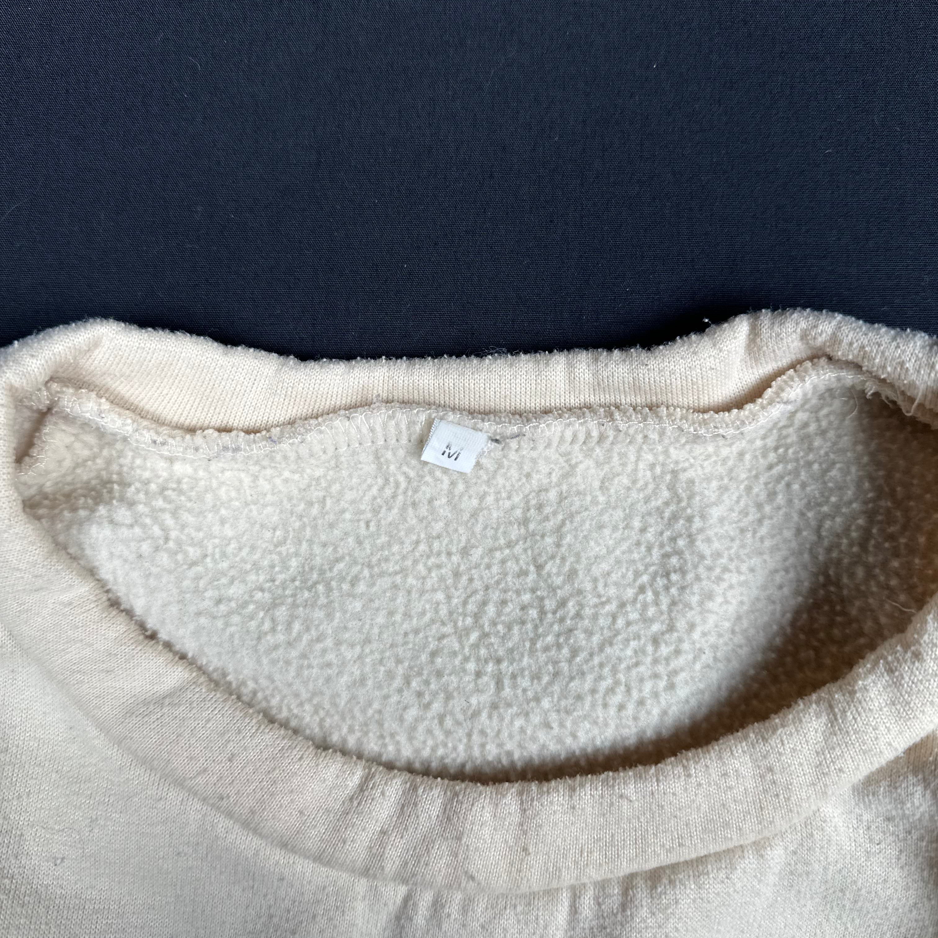 sweatshirt - Ivory - (Storlek: M)