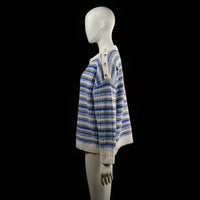 Primark - sweater - Ivory, Denim Blue, Gray - (Storlek: M)