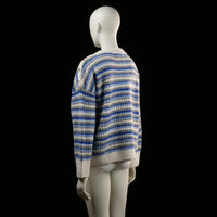 Primark - sweater - Ivory, Denim Blue, Gray - (Storlek: M)