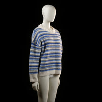 Primark - sweater - Ivory, Denim Blue, Gray - (Storlek: M)