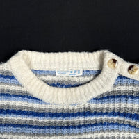 Primark - sweater - Ivory, Denim Blue, Gray - (Storlek: M)