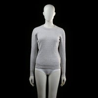 Gina Tricot - sweater - Light Gray - (Storlek: M)