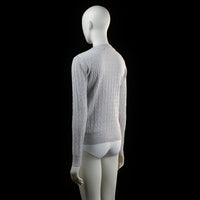 Gina Tricot - sweater - Light Gray - (Storlek: M)
