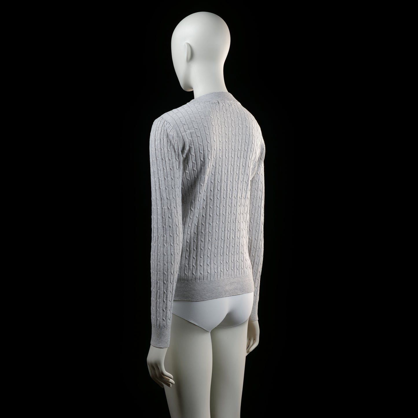 Gina Tricot - sweater - Light Gray - (Storlek: M)