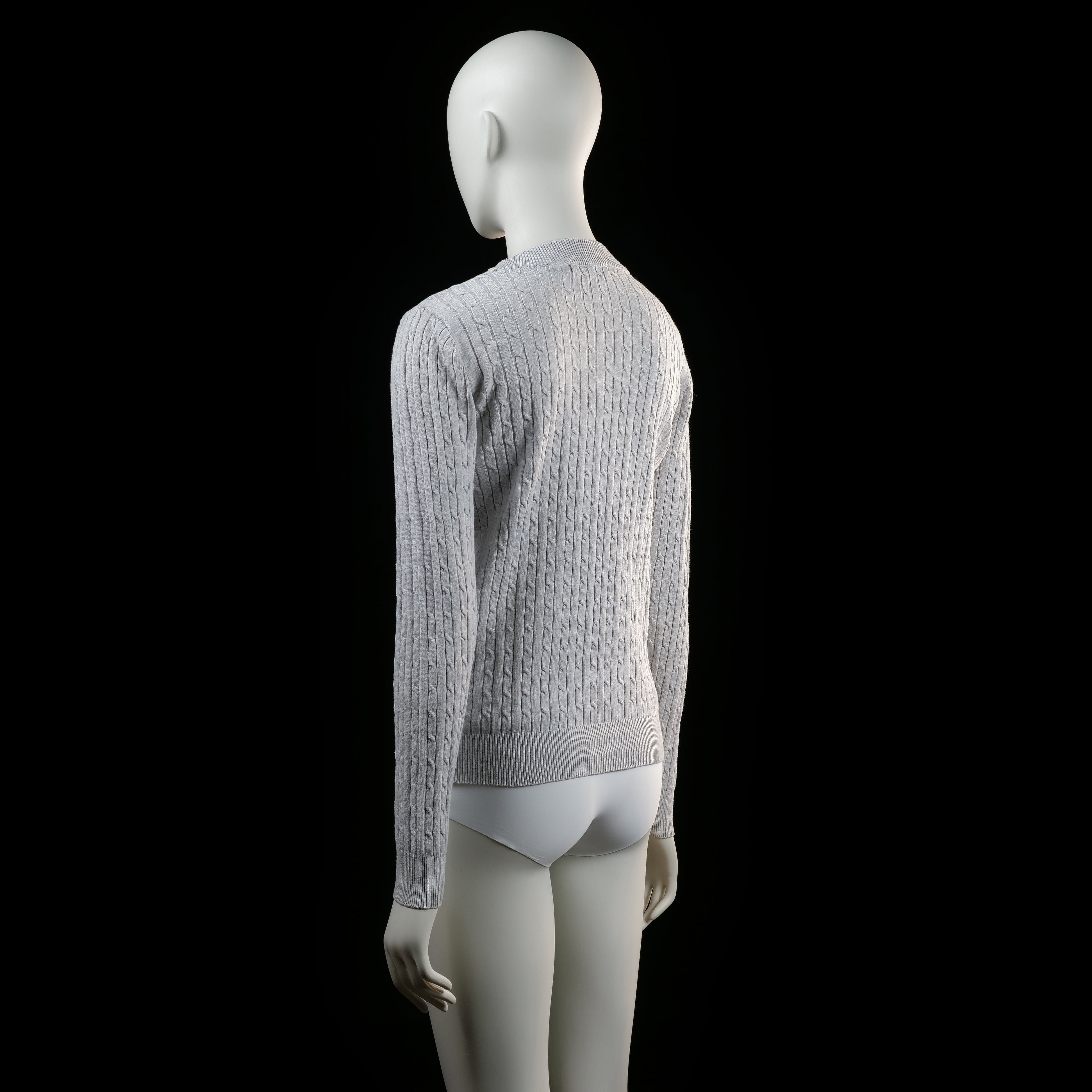 Gina Tricot - sweater - Light Gray - (Storlek: M)