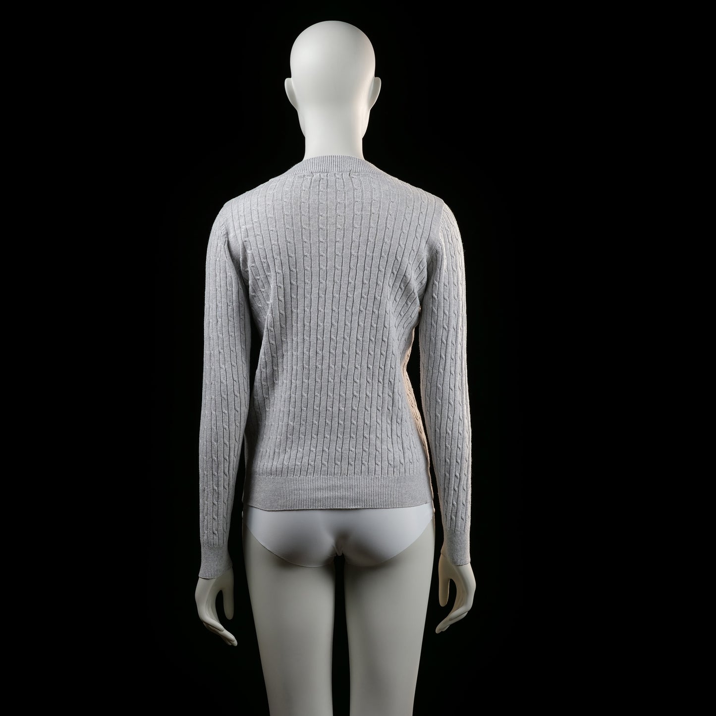 Gina Tricot - sweater - Light Gray - (Storlek: M)