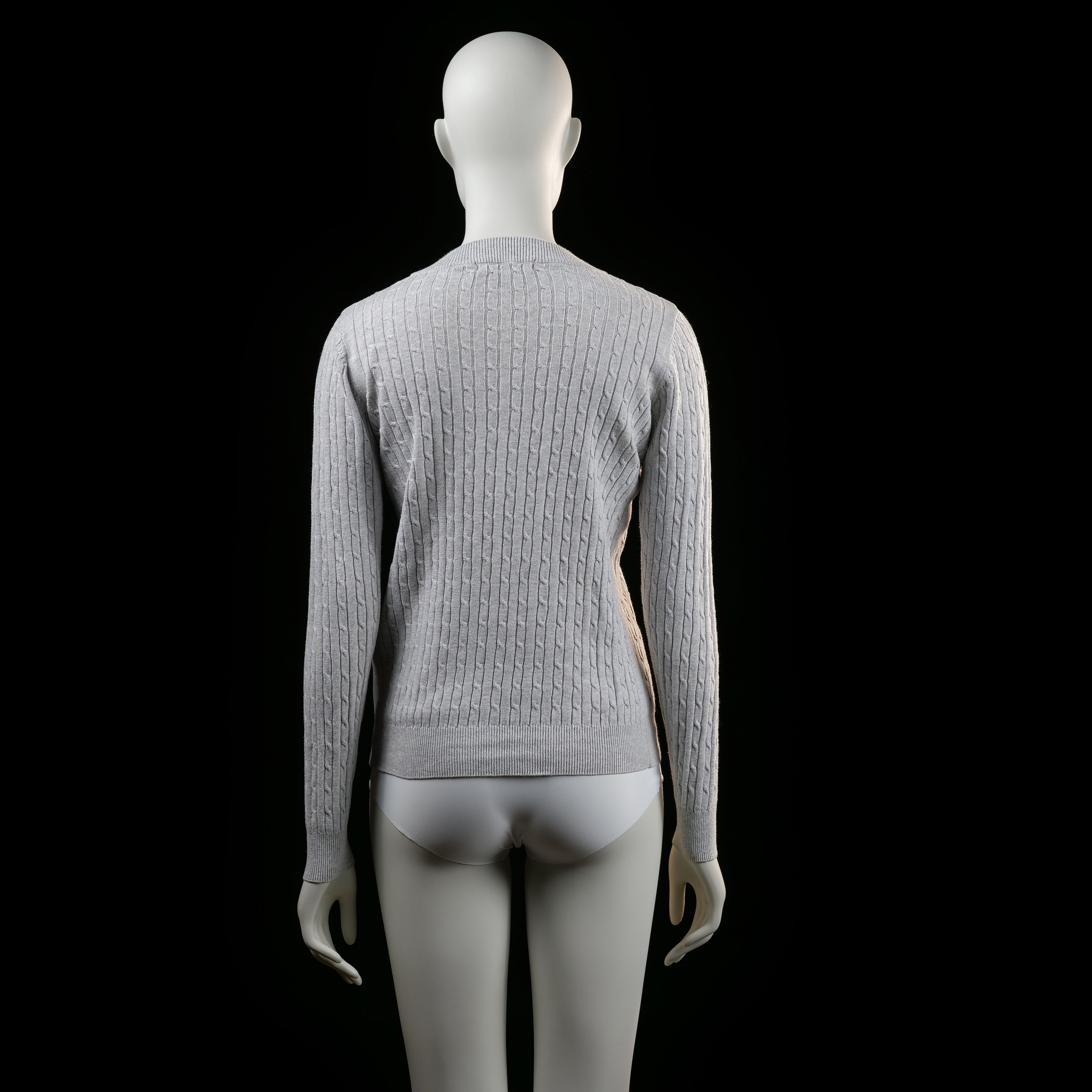 Gina Tricot - sweater - Light Gray - (Storlek: M)