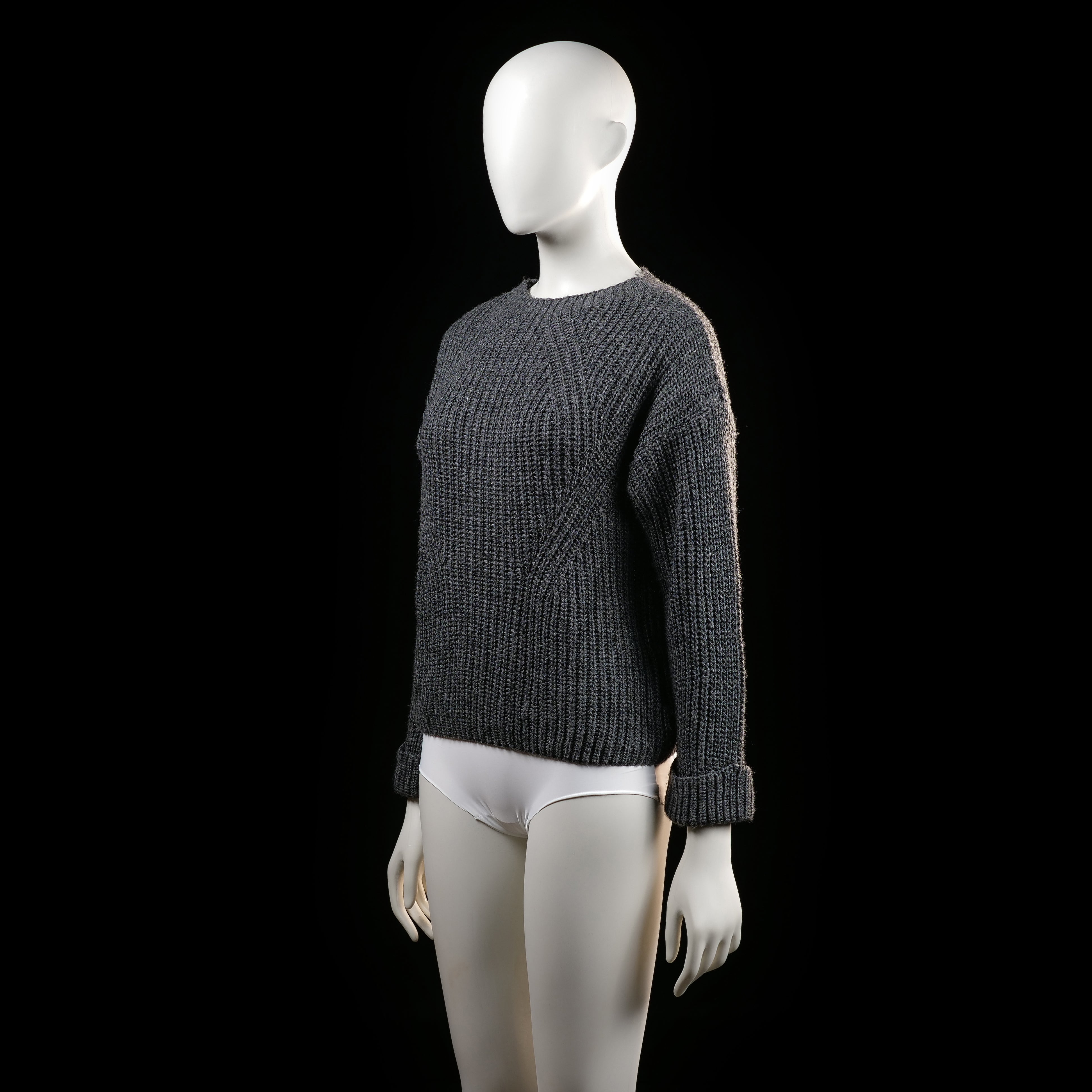 Hailys - sweater - Charcoal - (Storlek: S)