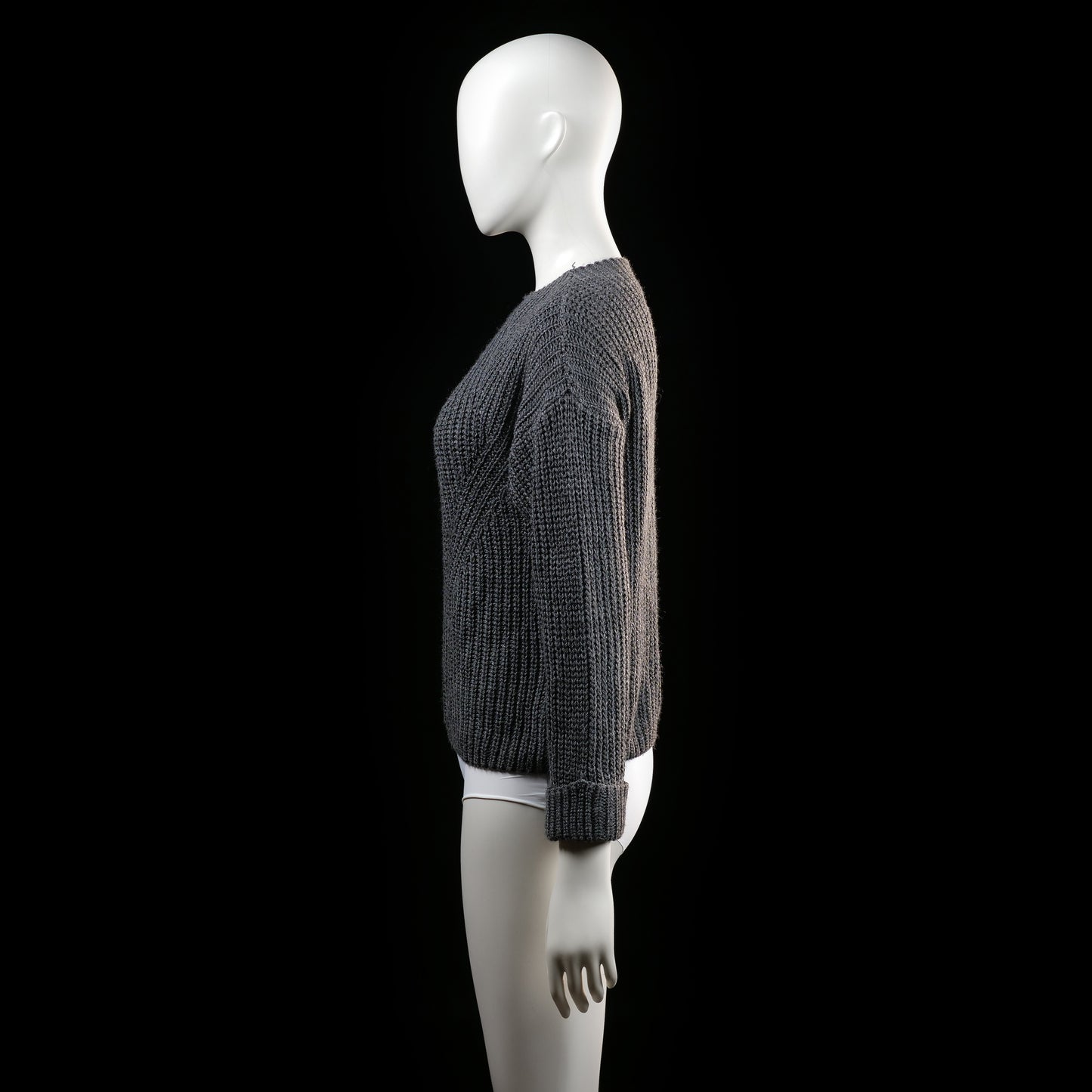 Hailys - sweater - Charcoal - (Storlek: S)