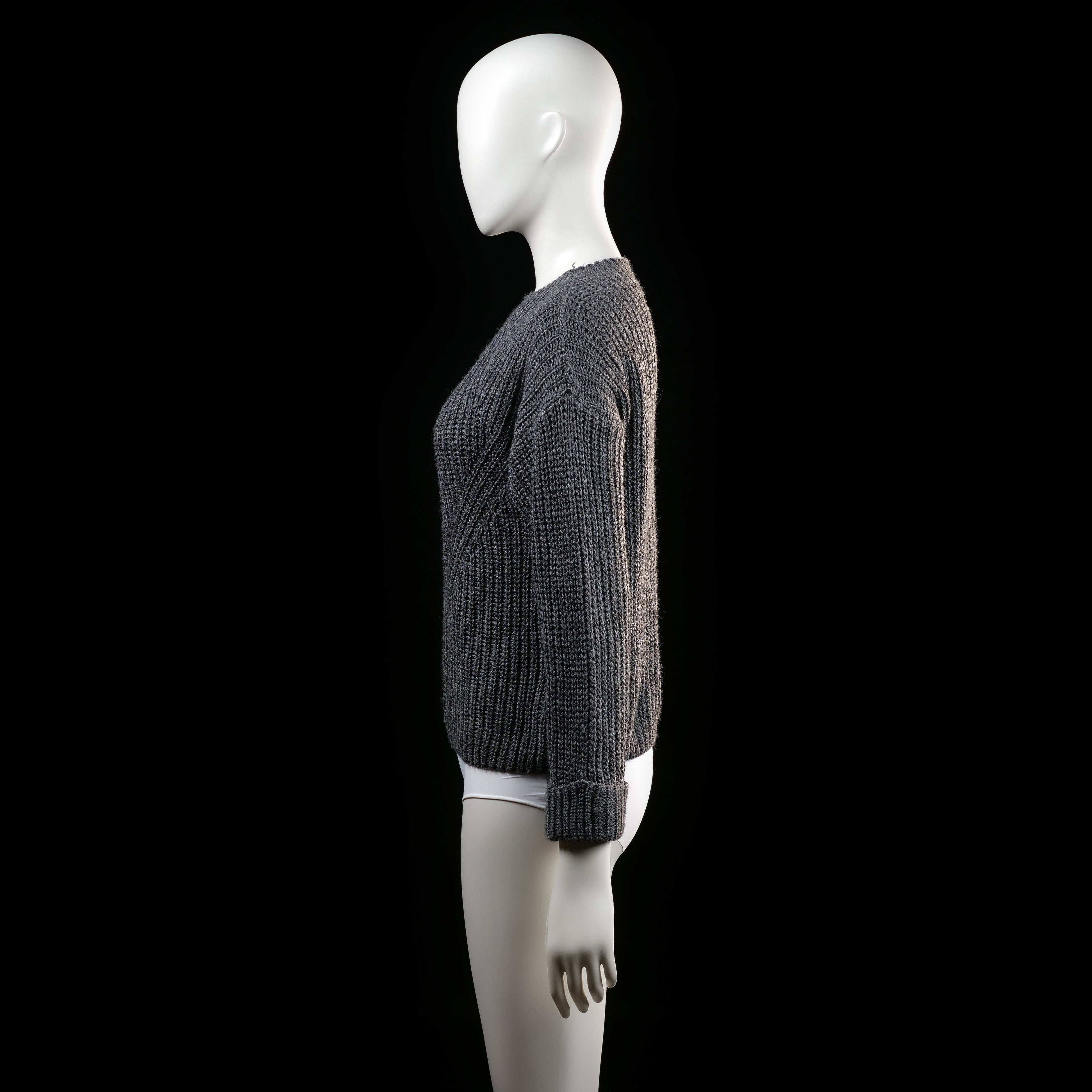 Hailys - sweater - Charcoal - (Storlek: S)