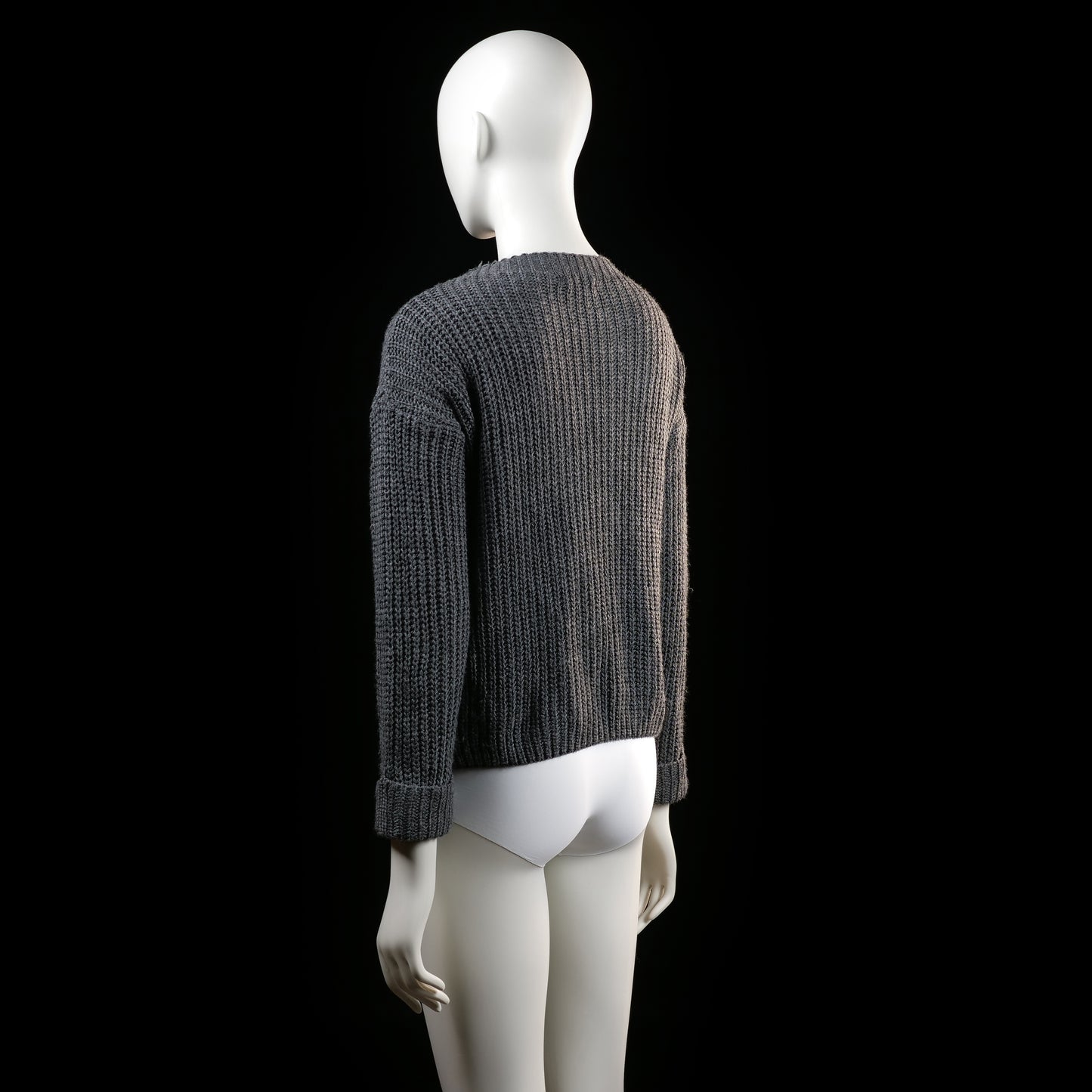 Hailys - sweater - Charcoal - (Storlek: S)