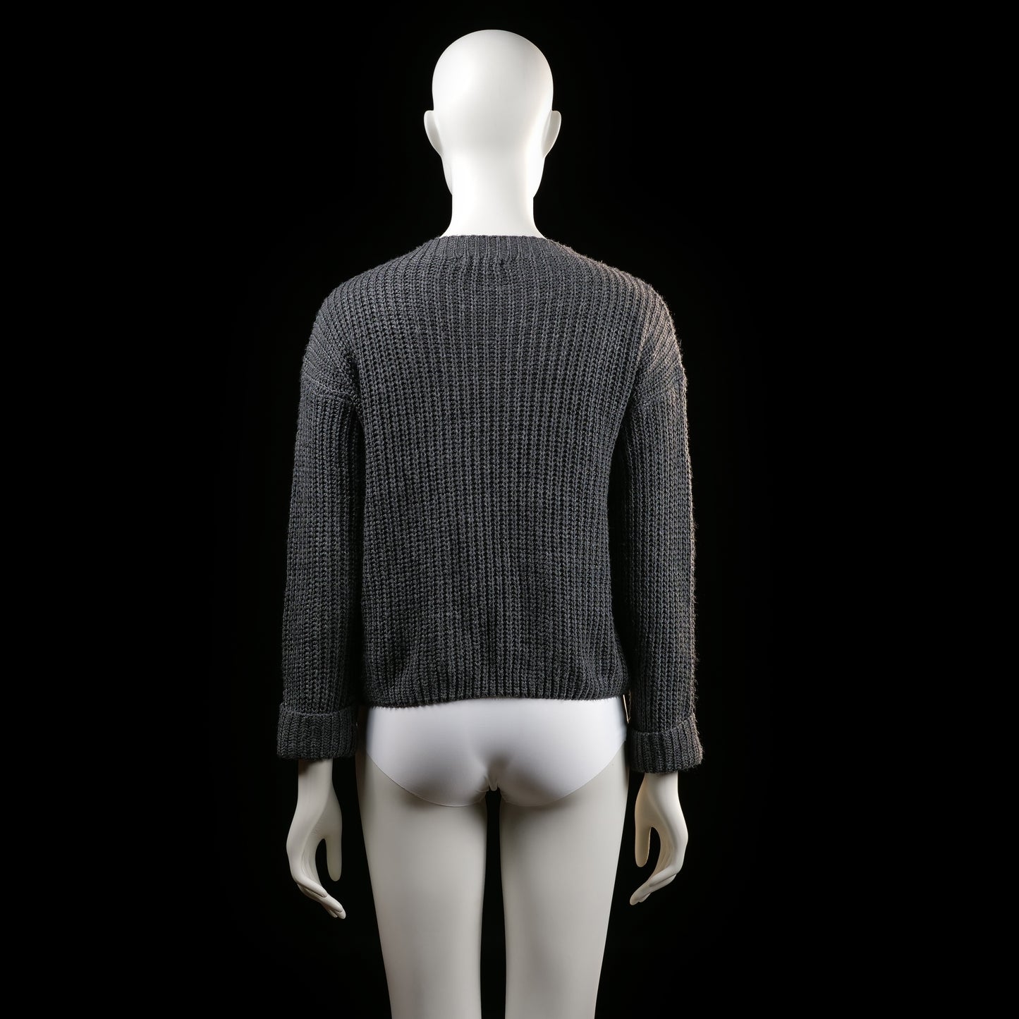 Hailys - sweater - Charcoal - (Storlek: S)