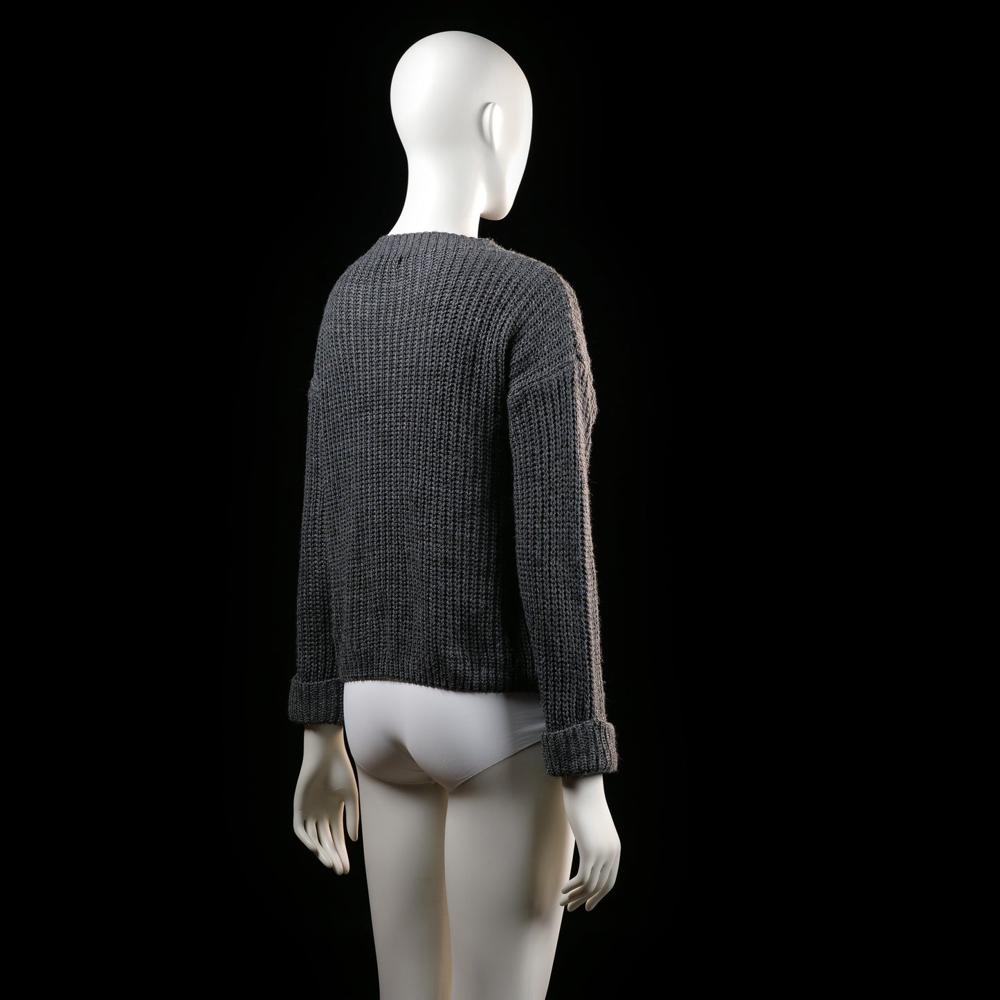 Hailys - sweater - Charcoal - (Storlek: S)