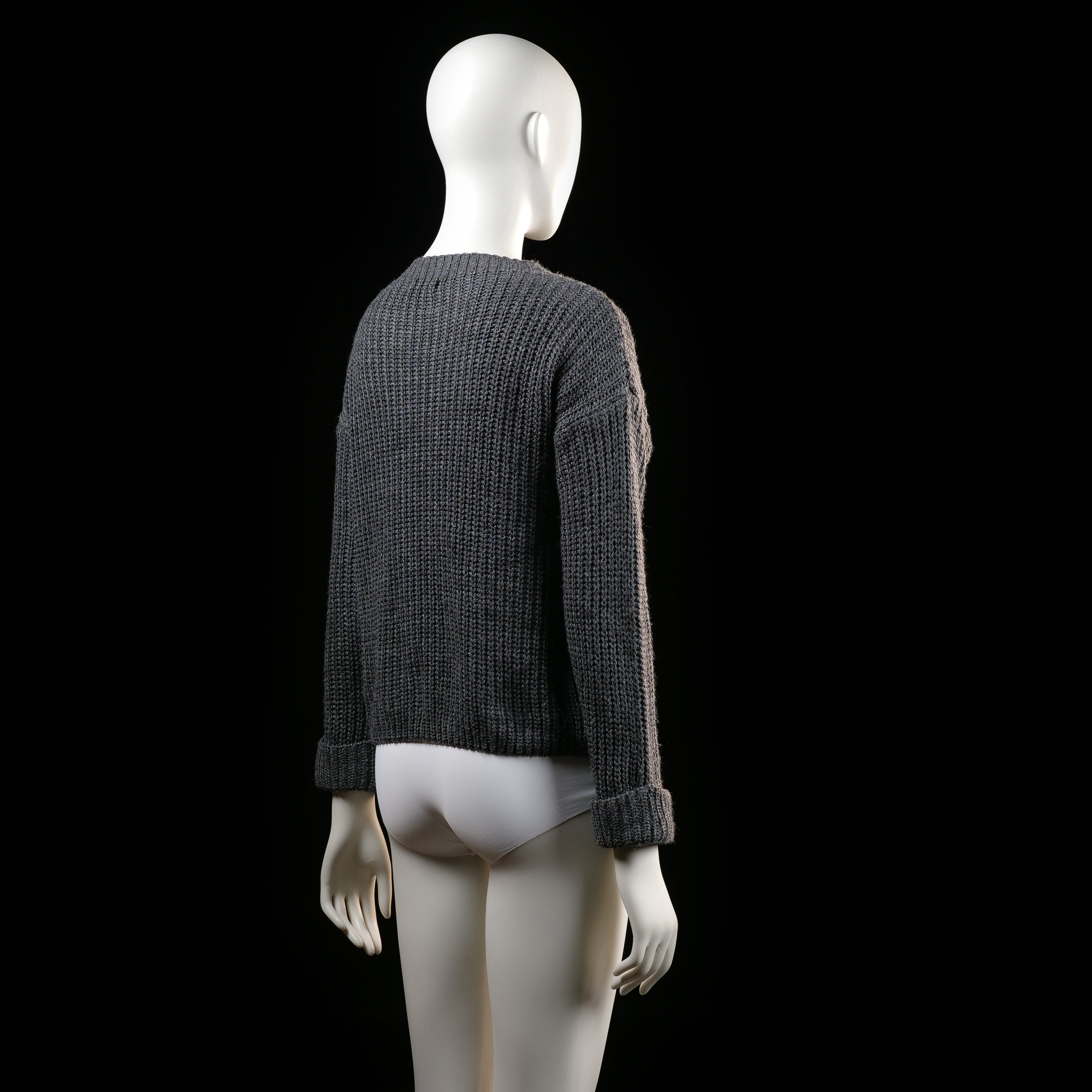 Hailys - sweater - Charcoal - (Storlek: S)
