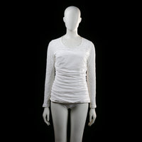 Emma - long-sleeve top - White - (Storlek: L)