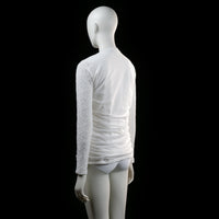 Emma - long-sleeve top - White - (Storlek: L)