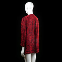 tunic - Red, Black - (Storlek: L)