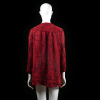 tunic - Red, Black - (Storlek: L)