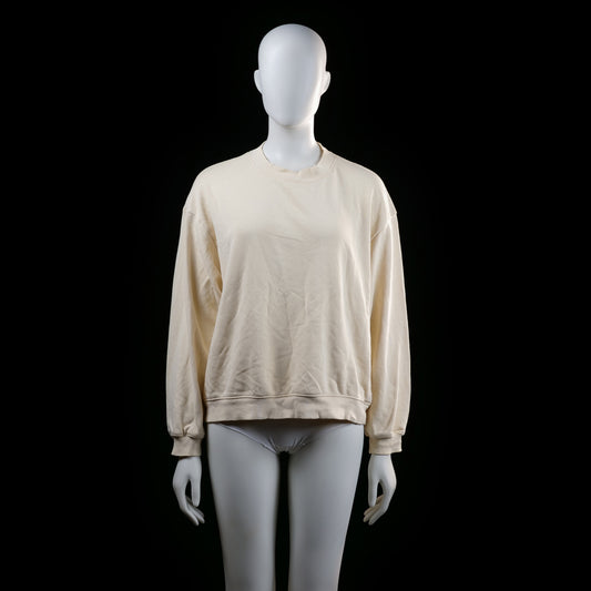 Monkl - sweatshirt - Ivory - (Storlek: S)