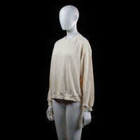Monkl - sweatshirt - Ivory - (Storlek: S)