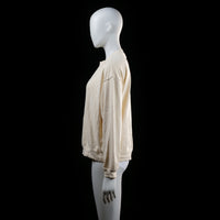 Monkl - sweatshirt - Ivory - (Storlek: S)