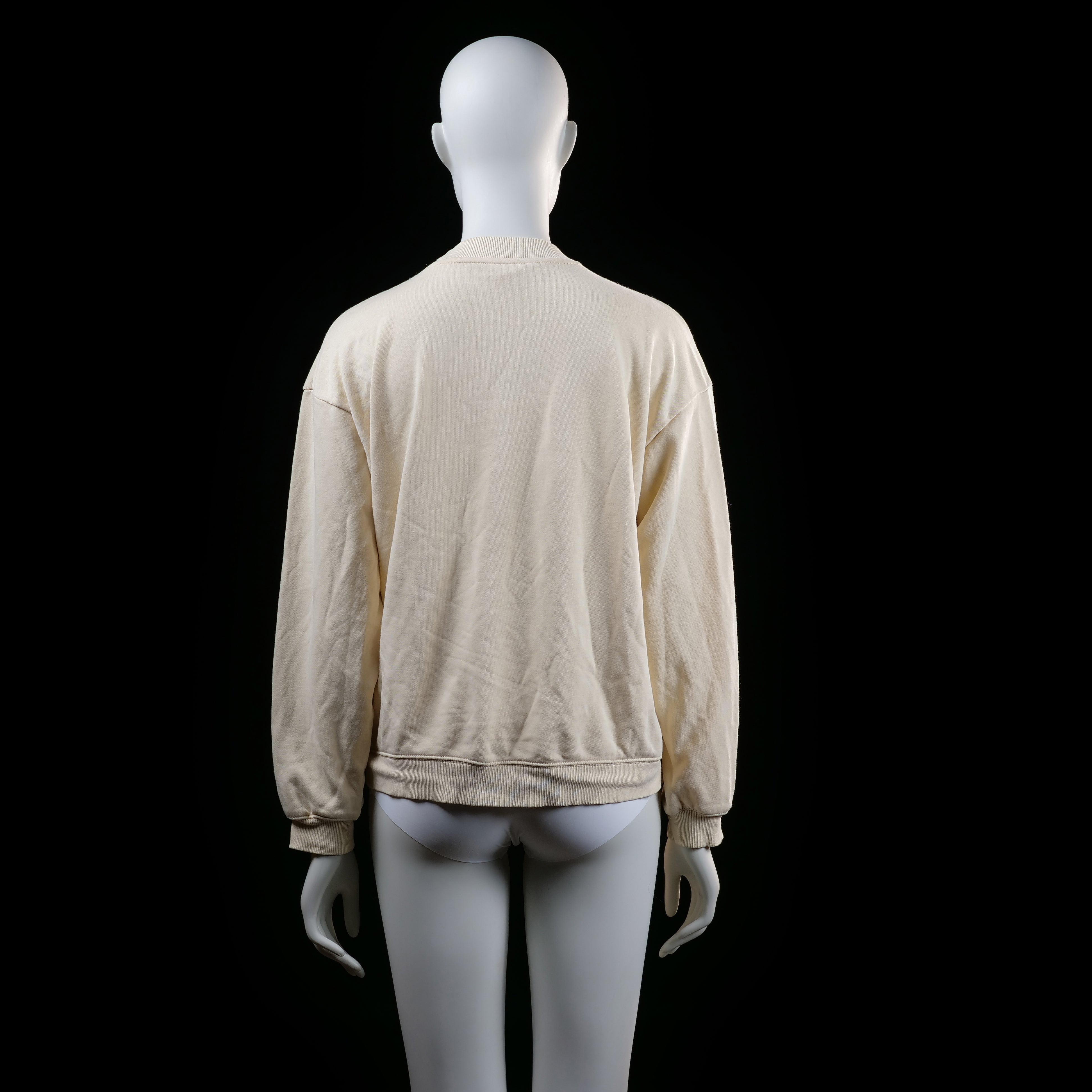 Monkl - sweatshirt - Ivory - (Storlek: S)