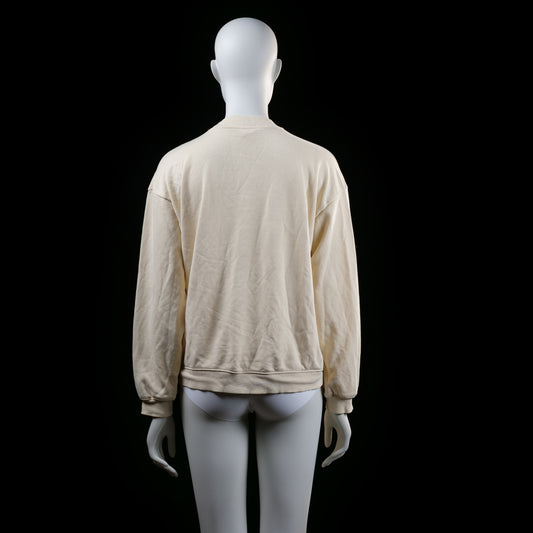 Monkl - sweatshirt - Ivory - (Storlek: S)