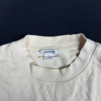 Monkl - sweatshirt - Ivory - (Storlek: S)