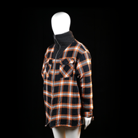 Life-line - fleece jacket - Black, Orange - (Storlek: 4XL)