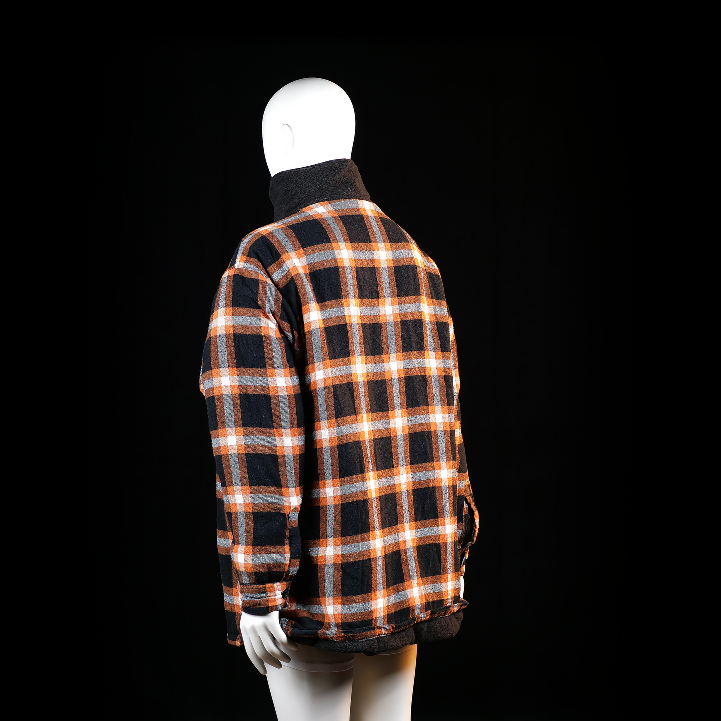 Life-line - fleece jacket - Black, Orange - (Storlek: 4XL)