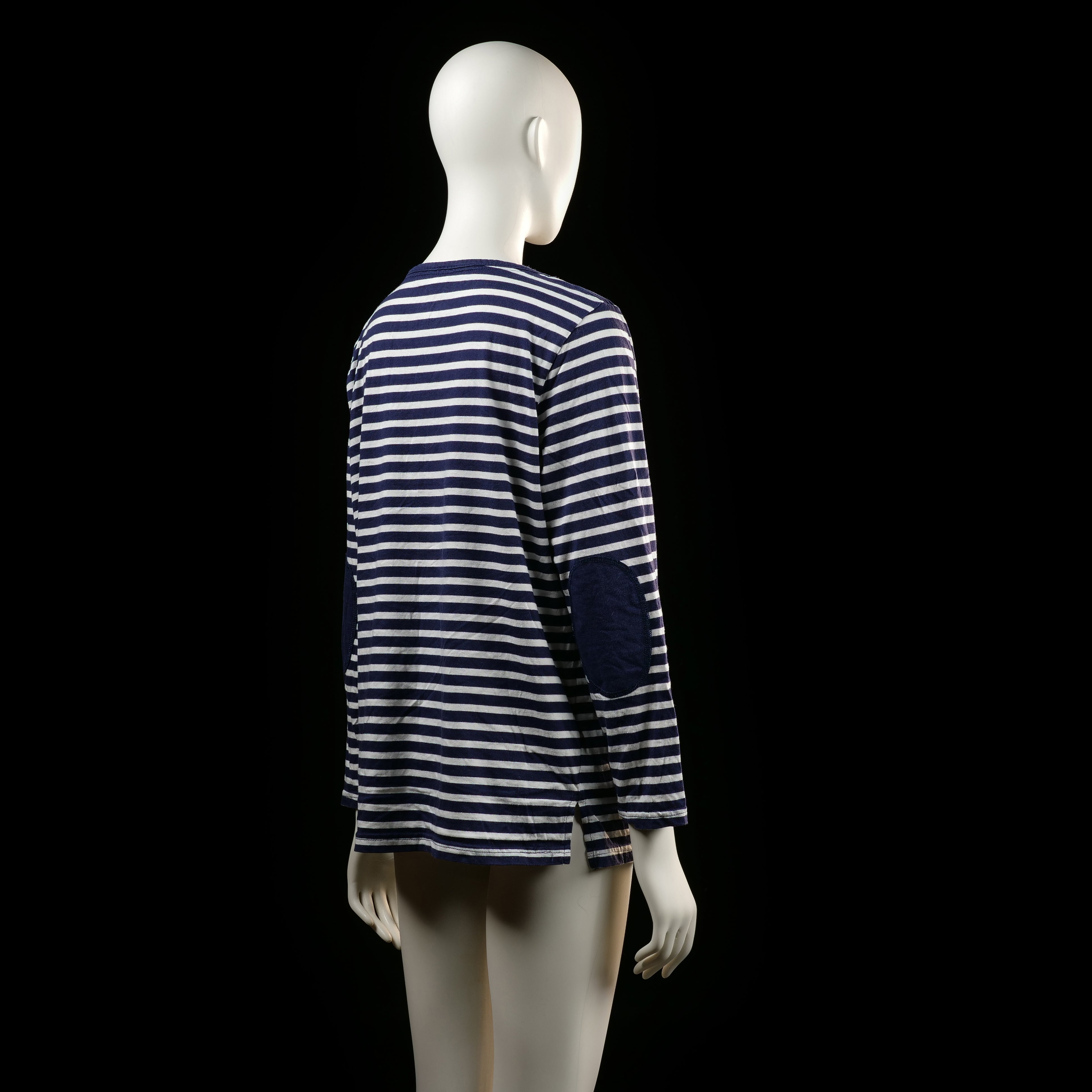 long-sleeve top - White, Navy - (Storlek: 50)