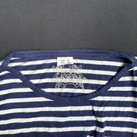 long-sleeve top - White, Navy - (Storlek: 50)
