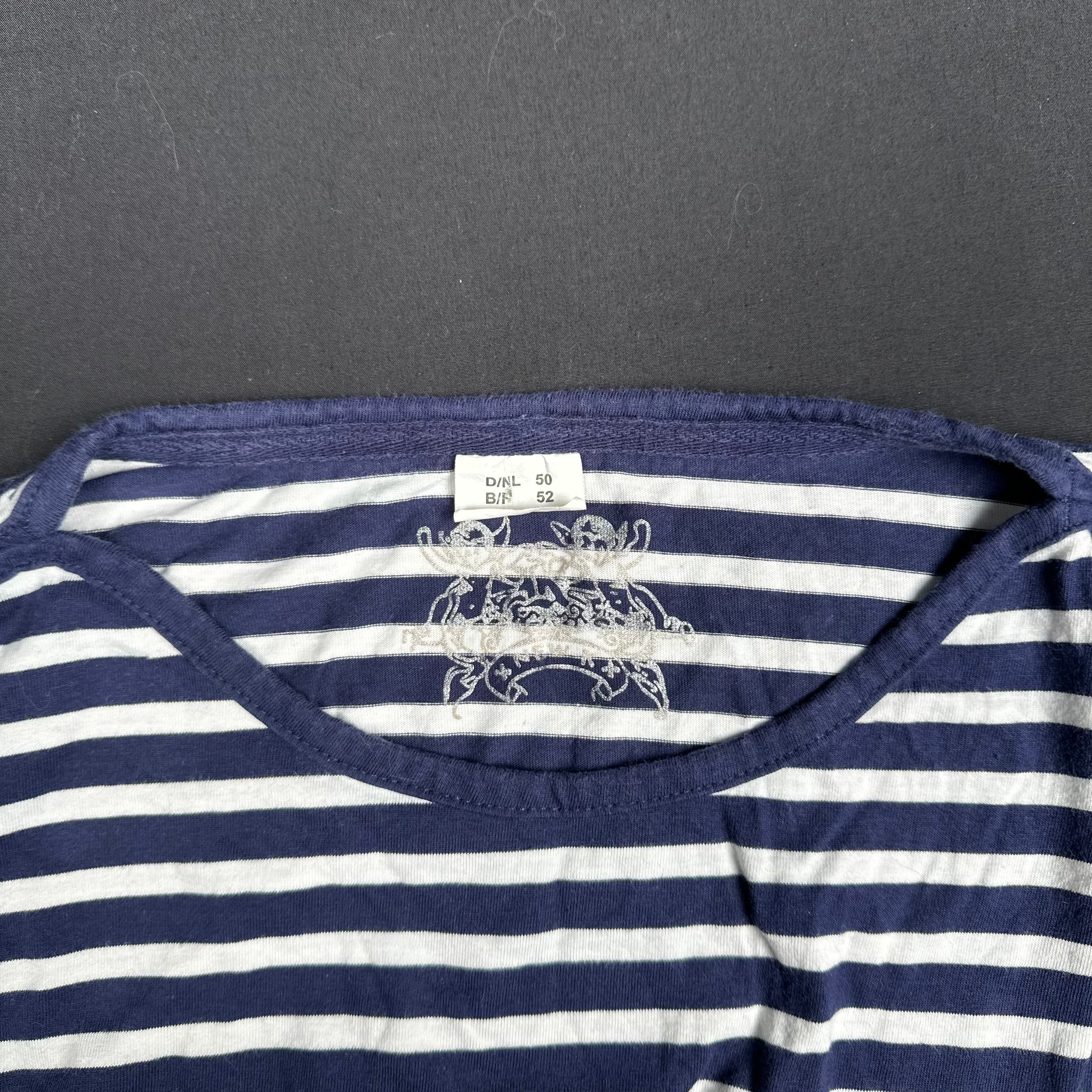 long-sleeve top - White, Navy - (Storlek: 50)