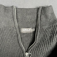 Only - sweater - Black, Ivory - (Storlek: S)