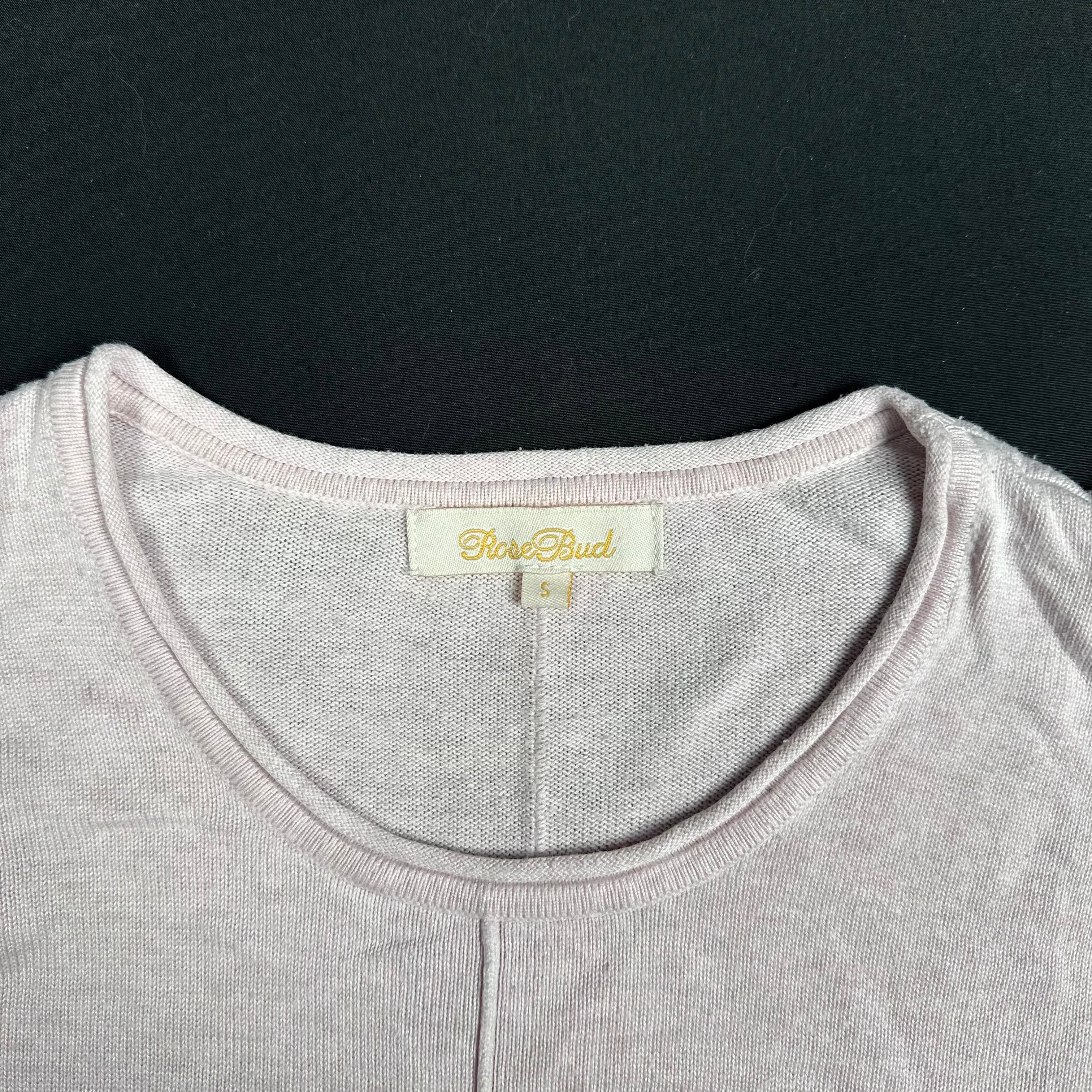 Rose Bud - long-sleeve top - Light Pink - (Storlek: S)