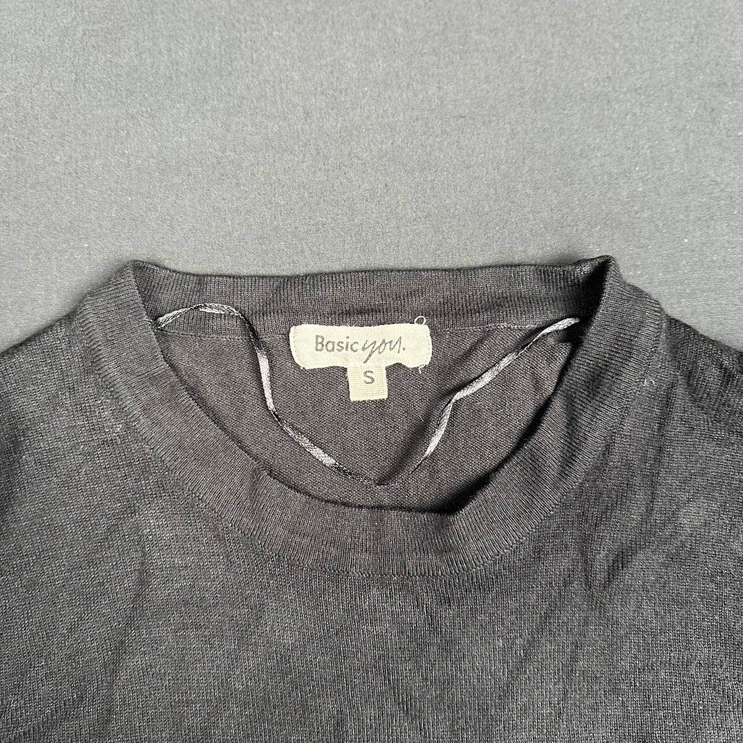 Basic You - sweater - Black - (Storlek: S)