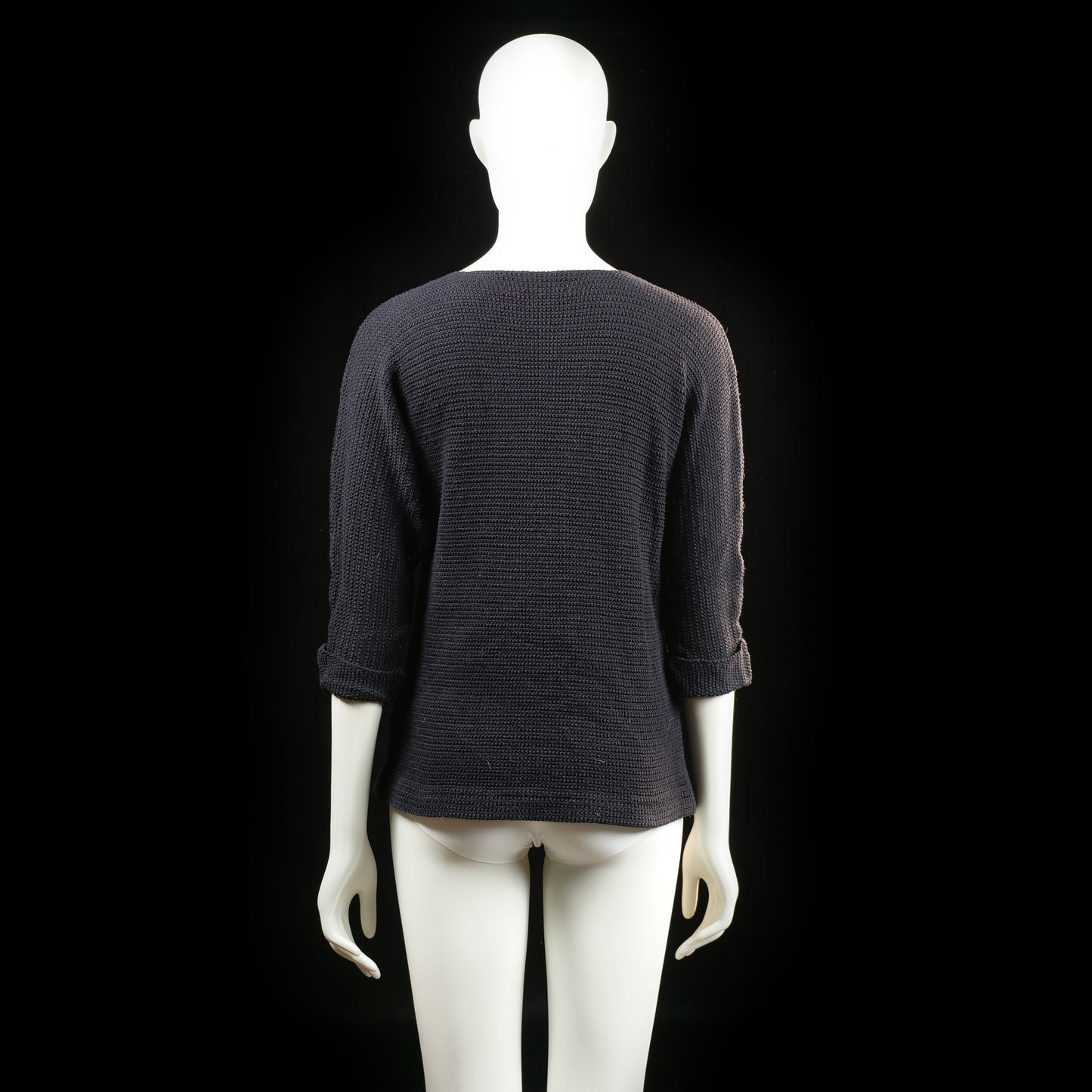 Samsa - sweater - Black, Brown - (Storlek: S)