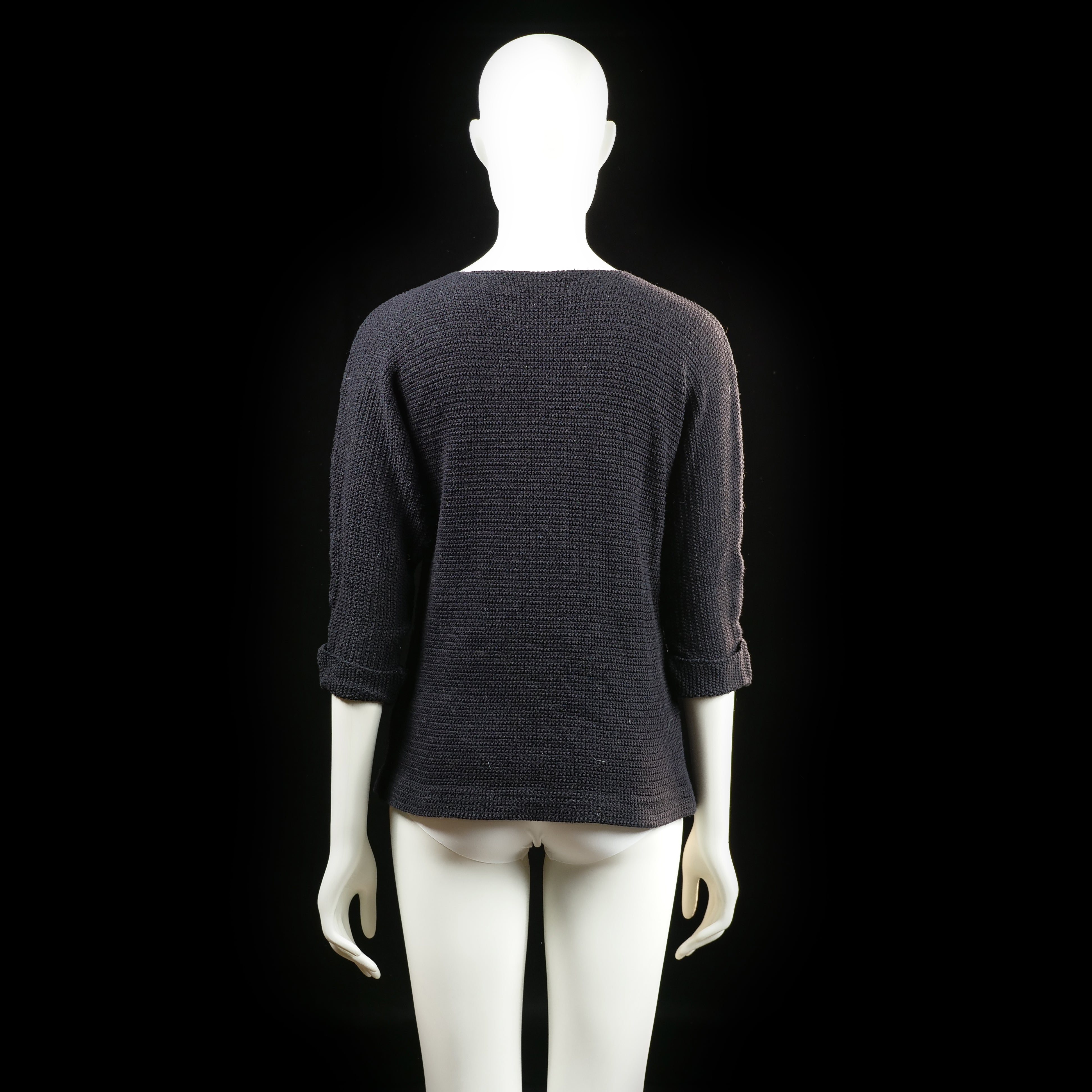 Samsa - sweater - Black, Brown - (Storlek: S)
