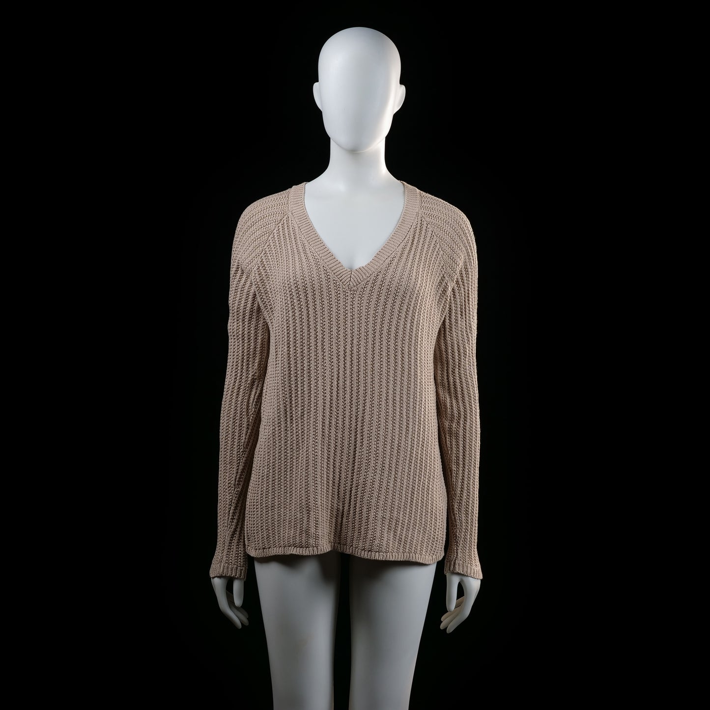 Stories - sweater - Beige - (Storlek: M)