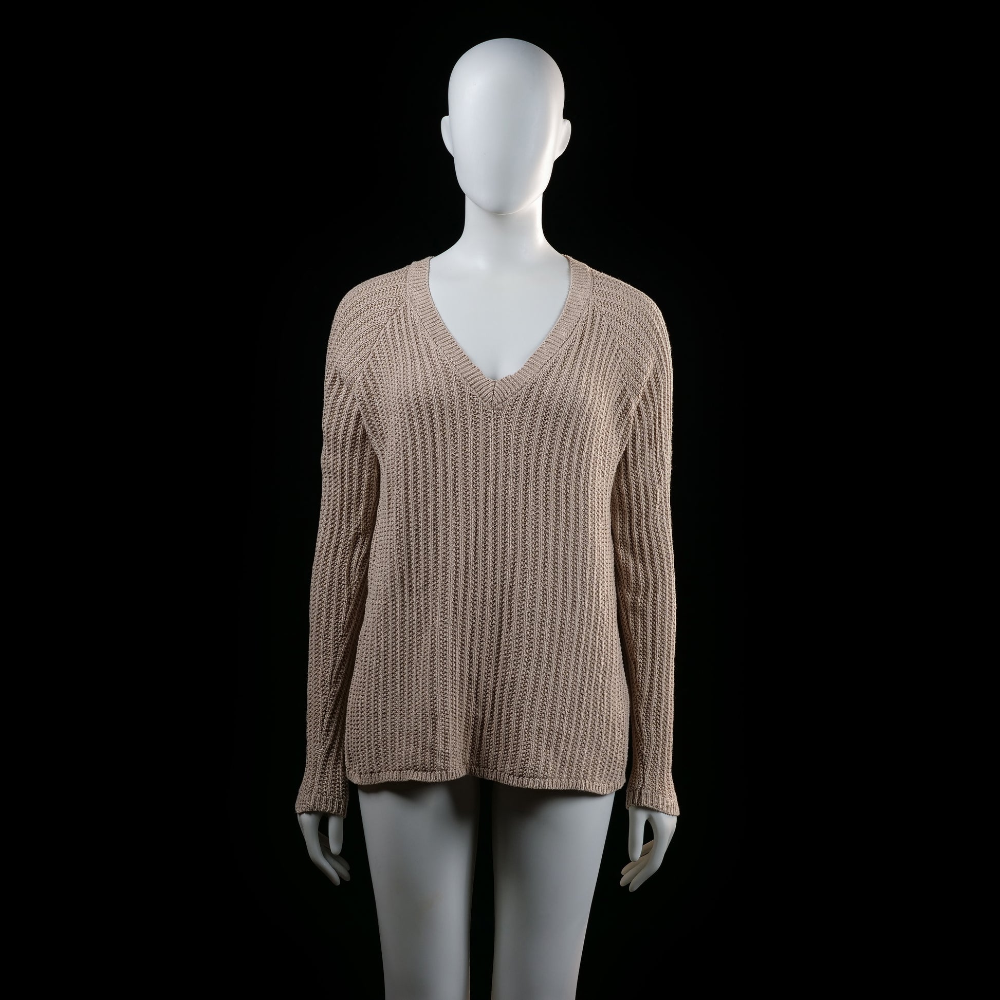 Stories - sweater - Beige - (Storlek: M)