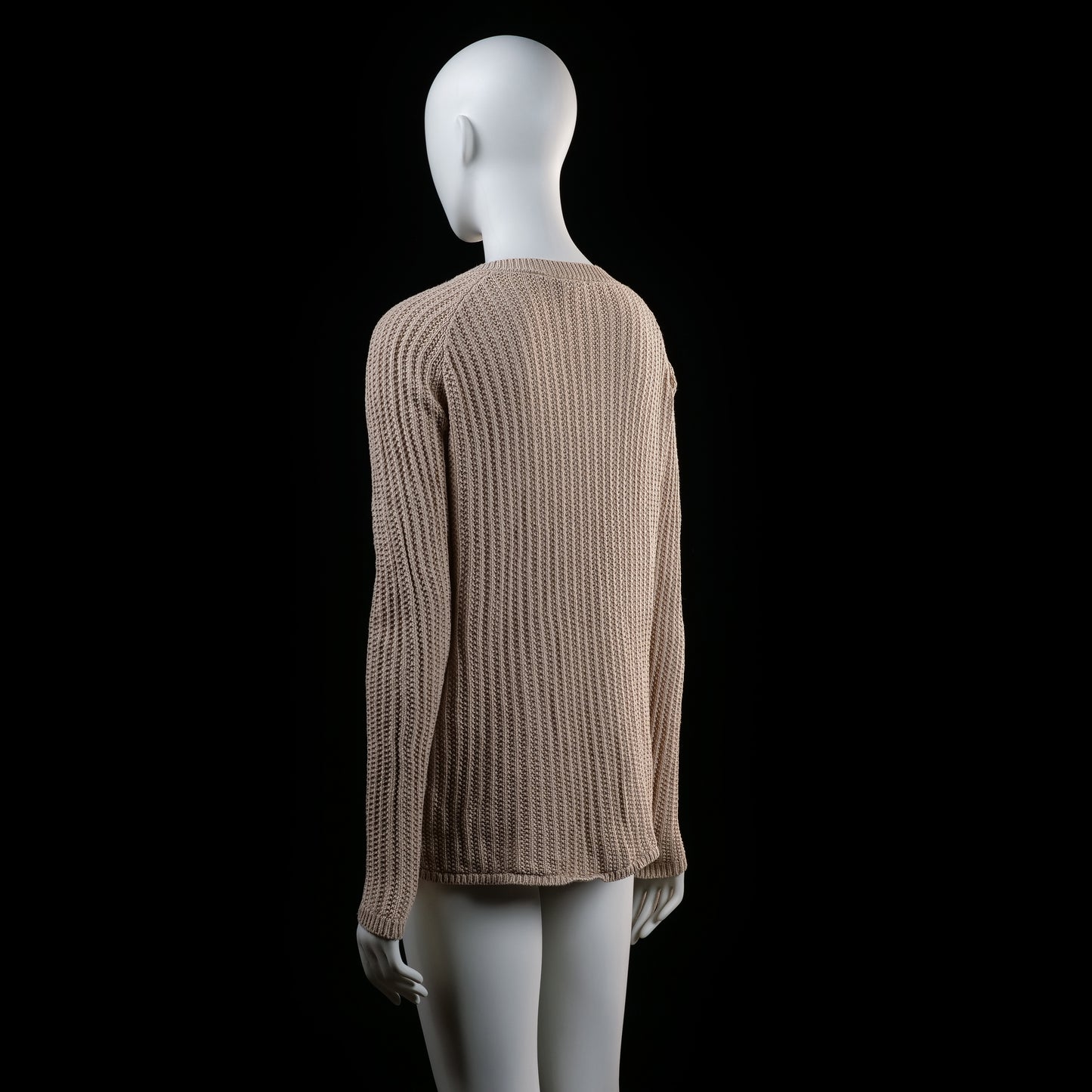Stories - sweater - Beige - (Storlek: M)