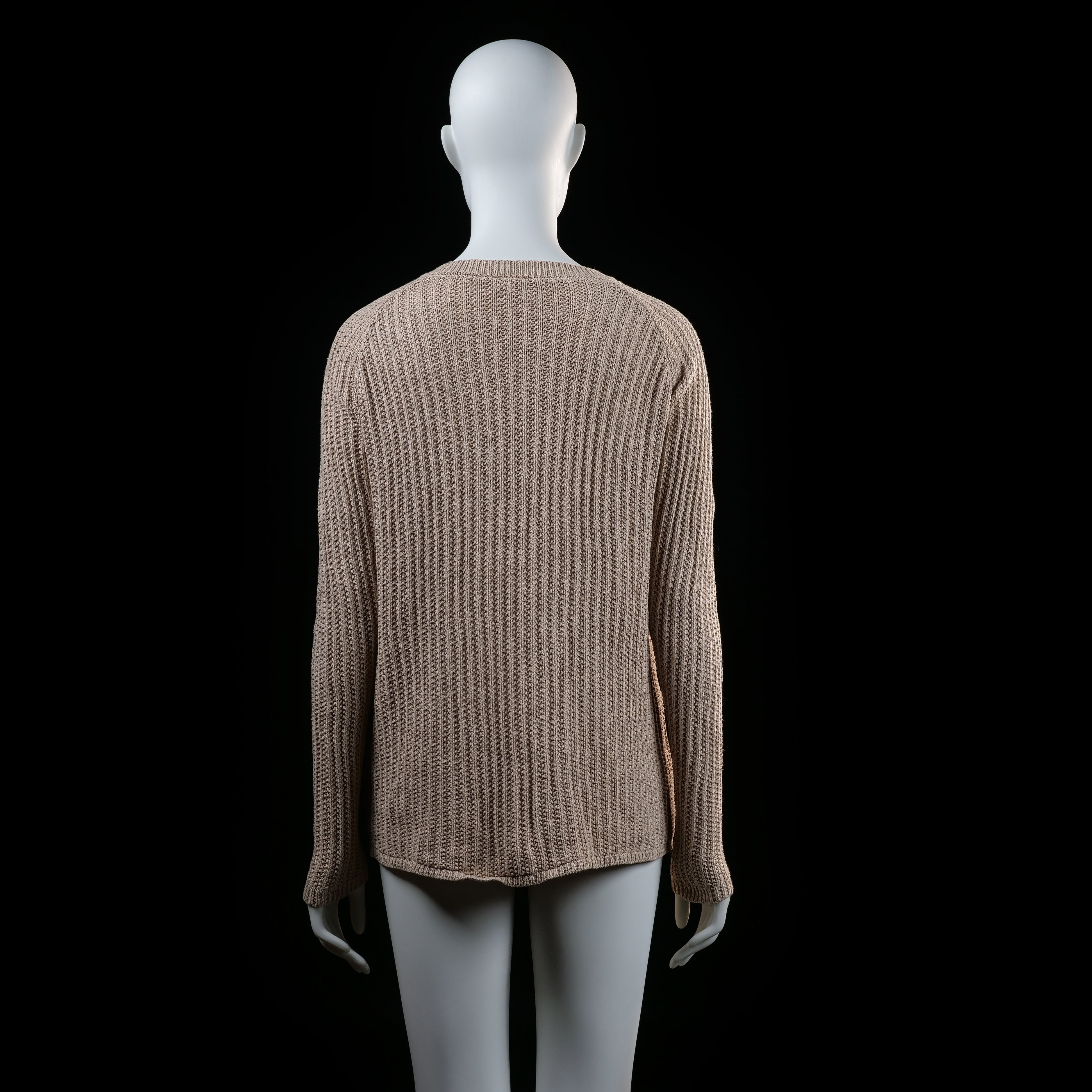 Stories - sweater - Beige - (Storlek: M)