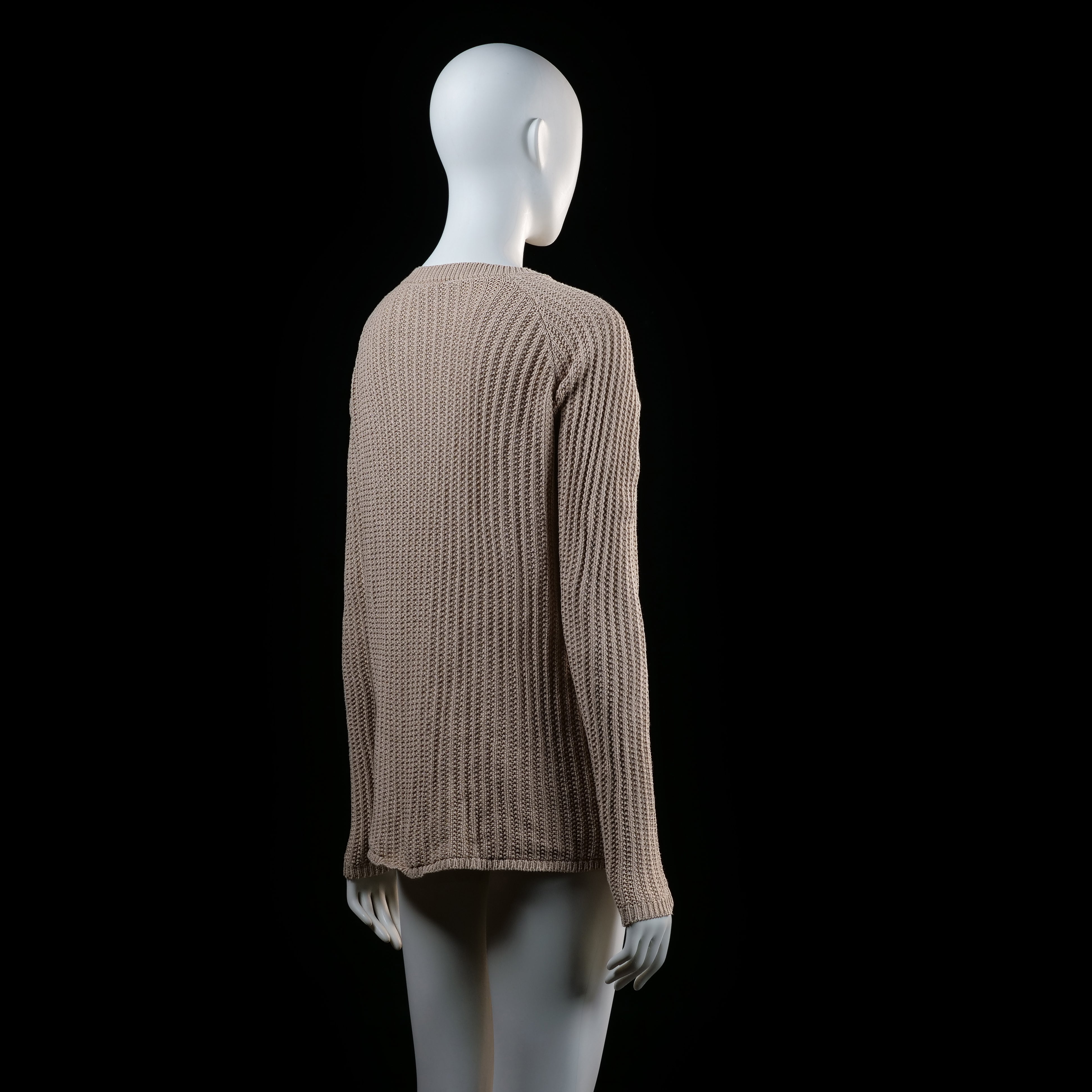 Stories - sweater - Beige - (Storlek: M)