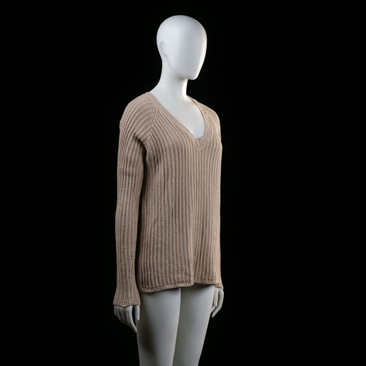 Stories - sweater - Beige - (Storlek: M)