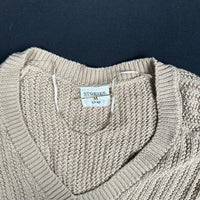 Stories - sweater - Beige - (Storlek: M)