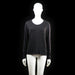 Basic U - long-sleeve top - Black - (Storlek: S)