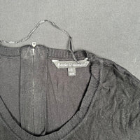 Basic U - long-sleeve top - Black - (Storlek: S)